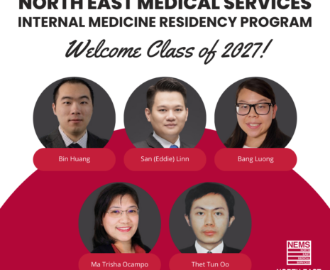 El programa de residencia en medicina interna de NEMS da la bienvenida a la promoción de 2027