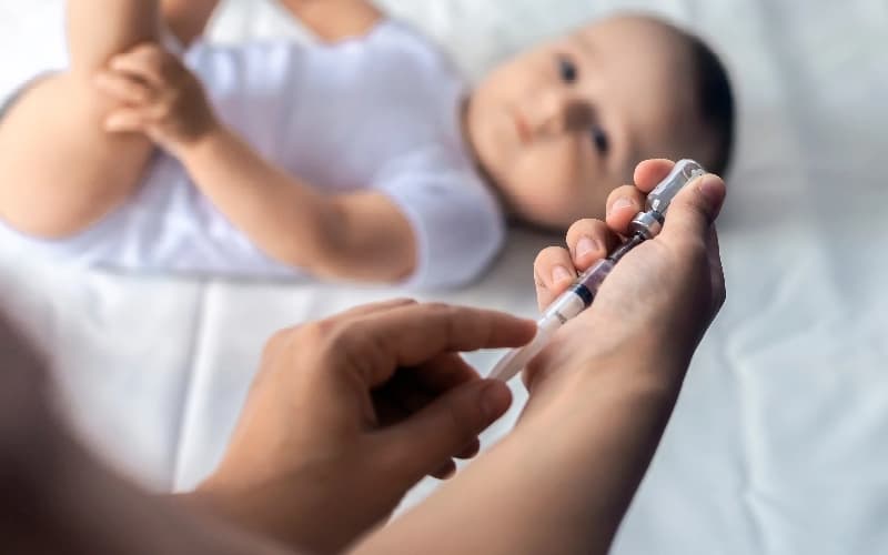 兒童注射防疫苗時間表
