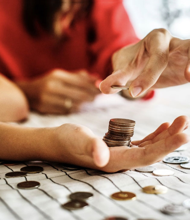 Stacking coins